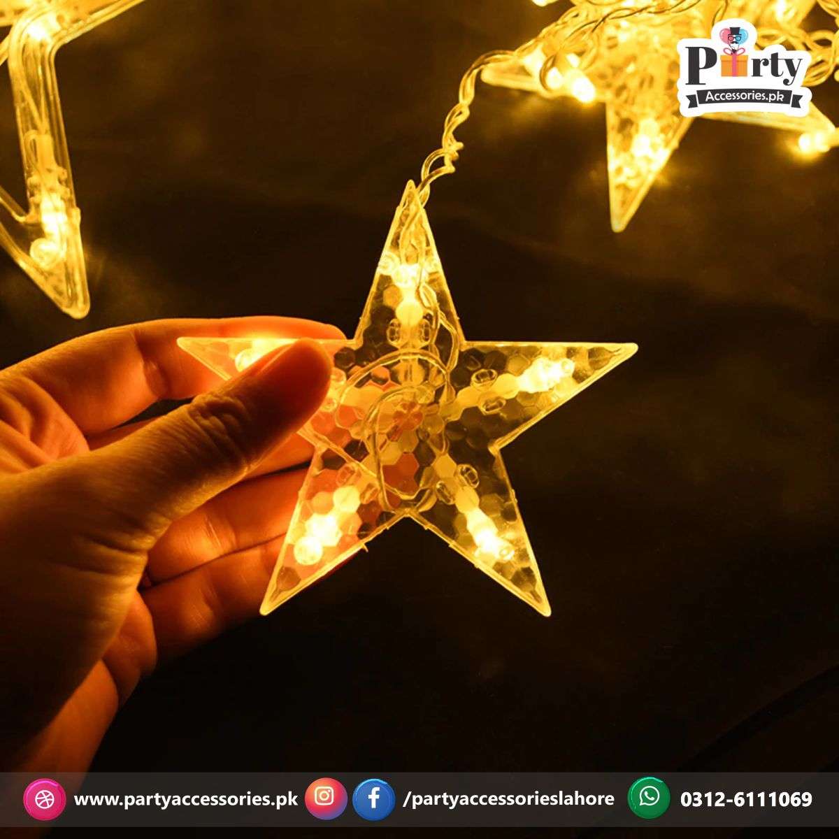 Star shape decoration fairy lights perfect for Room Decoration