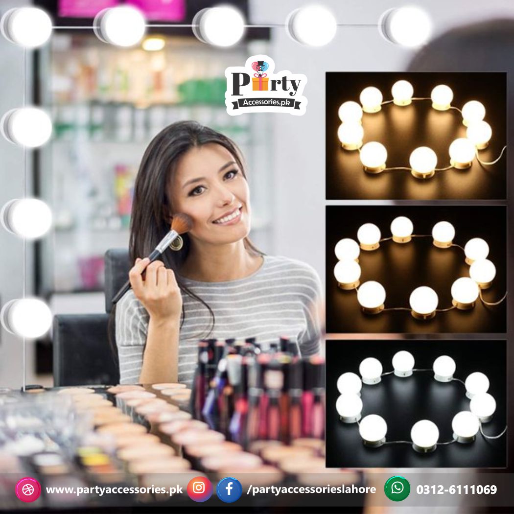 Vanity lights | makeup dressing table lights | Vanity mirror lights in   PartyAccessories.pk