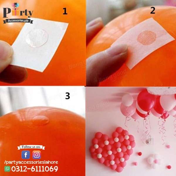 Super sticky Balloon glue 100 dots