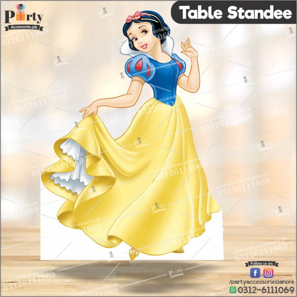 Customized Snow White theme Table standing character cutouts