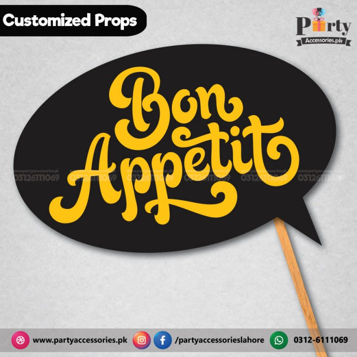 Customized party prop BON appetite