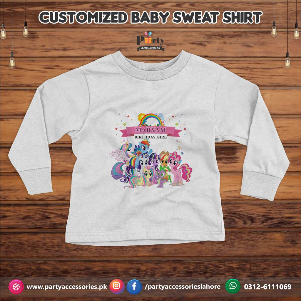 little pony customized t shirt
