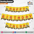Customized M&M theme Birthday Bunting Banner for Birthday