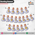 Customized Princess Sofia theme Birthday Bunting Banner cut-out
