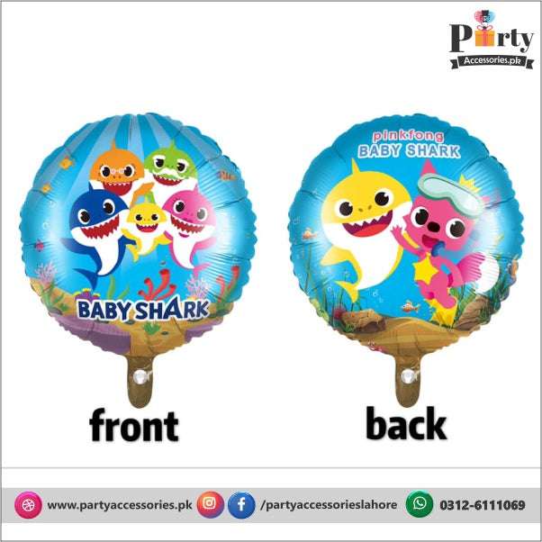 Baby Shark foil balloon