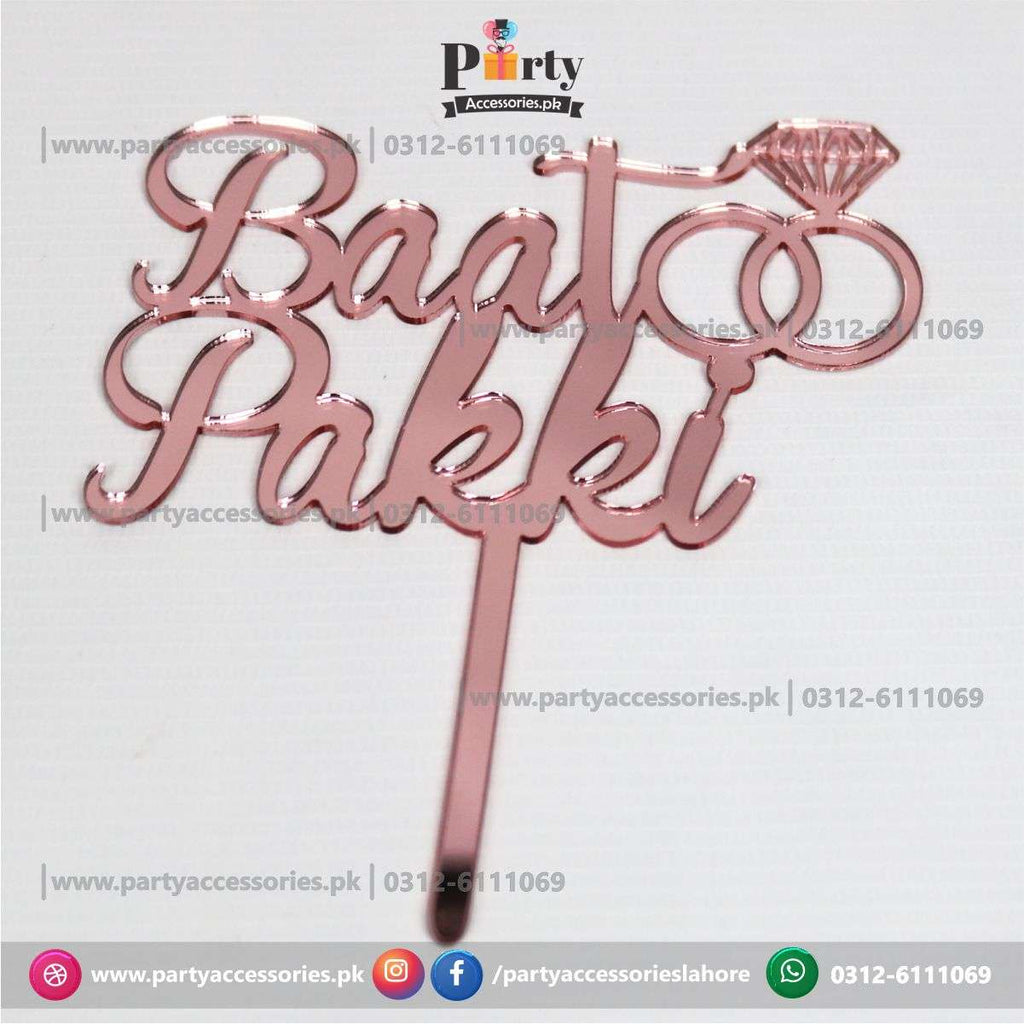 baat pakki cake topper