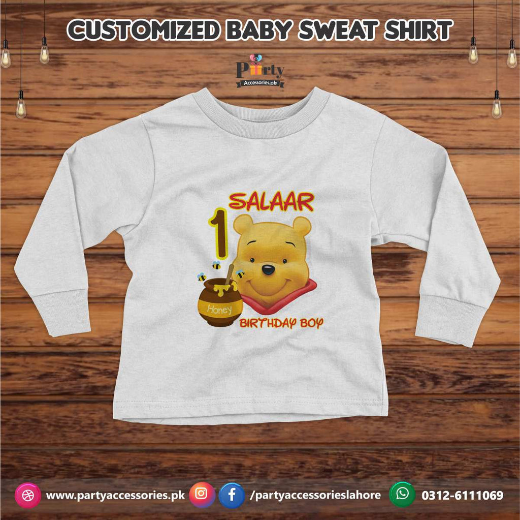 pooh theme t shirt