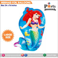 Mermaid theme Printed character foil balloon