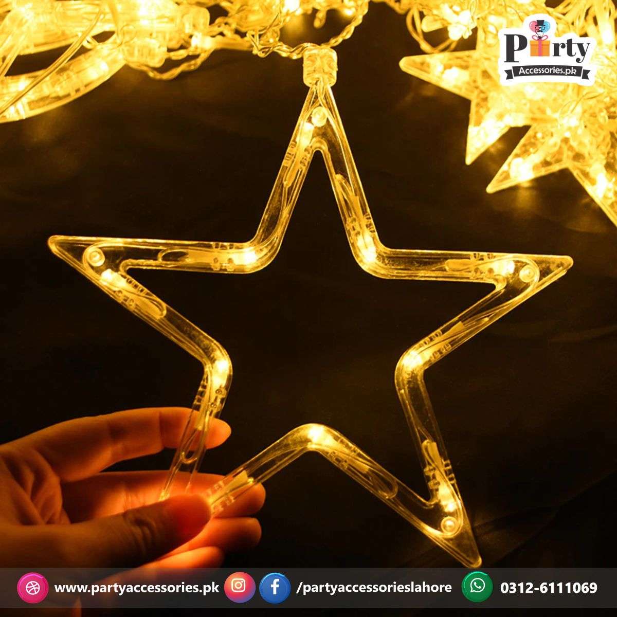 Star shape decoration fairy lights perfect for Room Decoration