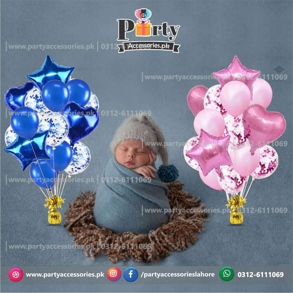 baby shower confetti balloons