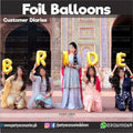 bride to be foil balloons