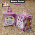 Customized Ballerina theme Favor / Goody Boxes for Birthday Parties