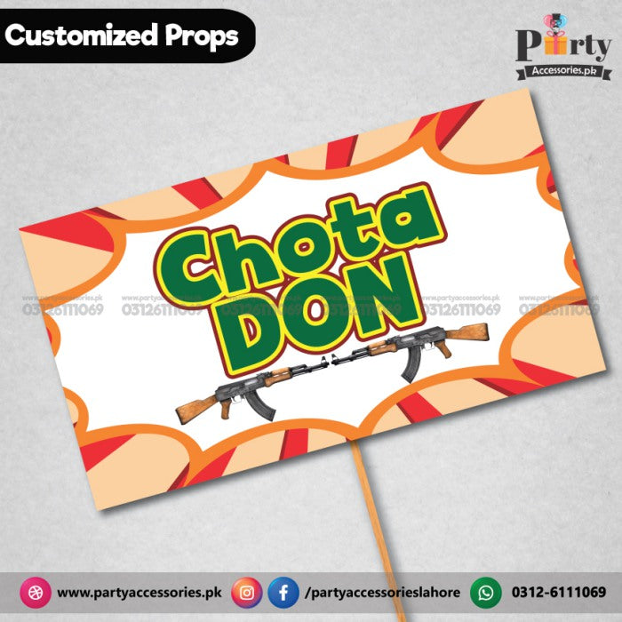 Customized funny party props chota don dialog