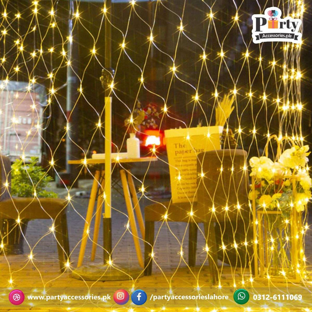 LED Fairy Lights Net shape LED lights Jaal curtain