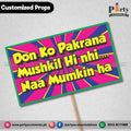 Customized Funny party photo prop Bollywood Don