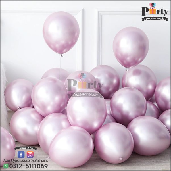 Chrome Balloons light purple