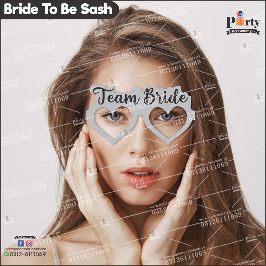 Team Bride glasses for Bridal shower event celebration