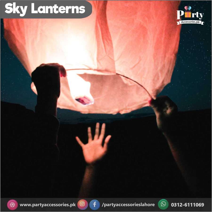 flying Sky Lanterns in islamabad