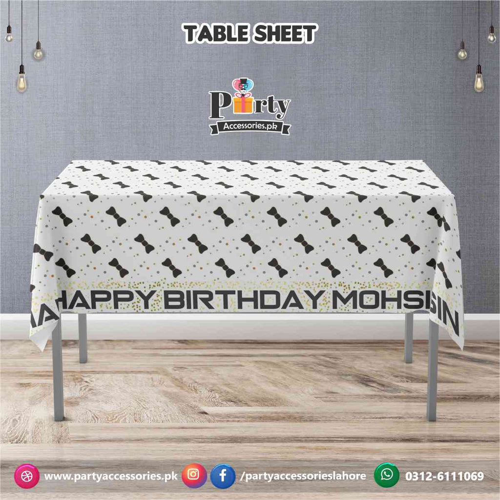 onderful theme birthday party table top sheet