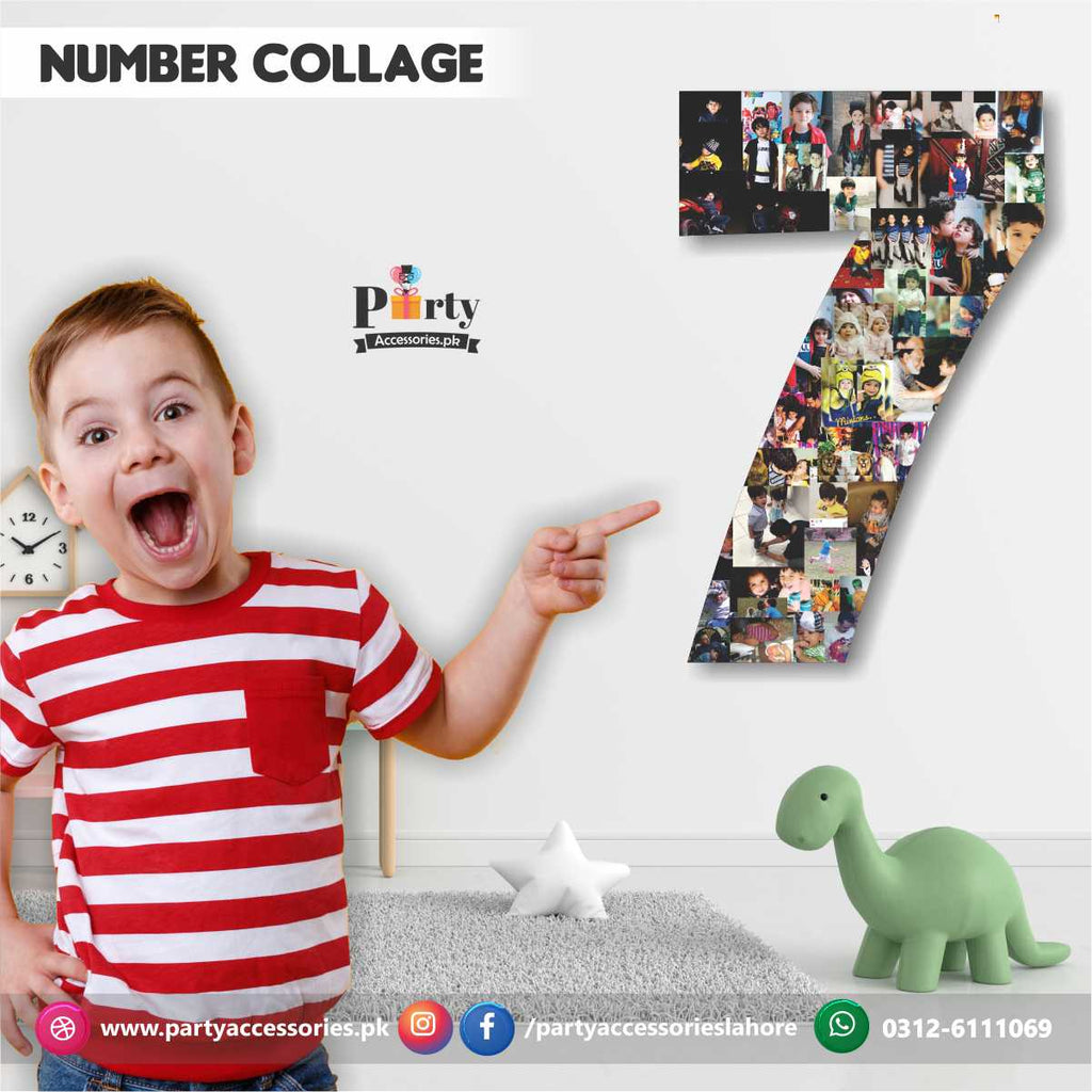 7 years photo collage