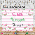 One in a melon Theme customized Birthday Party Backdrop