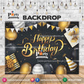 happy birthday customized backdrop