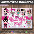 Customized LOL doll Theme Birthday Party Backdrop