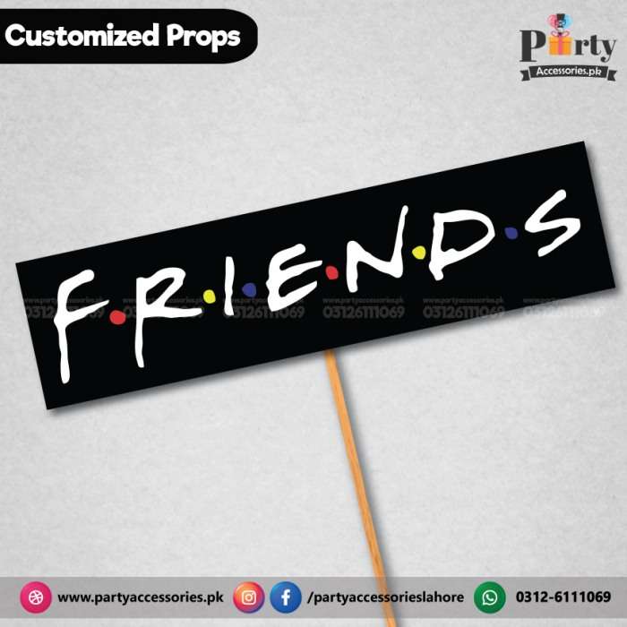 Customized funny photo prop friends