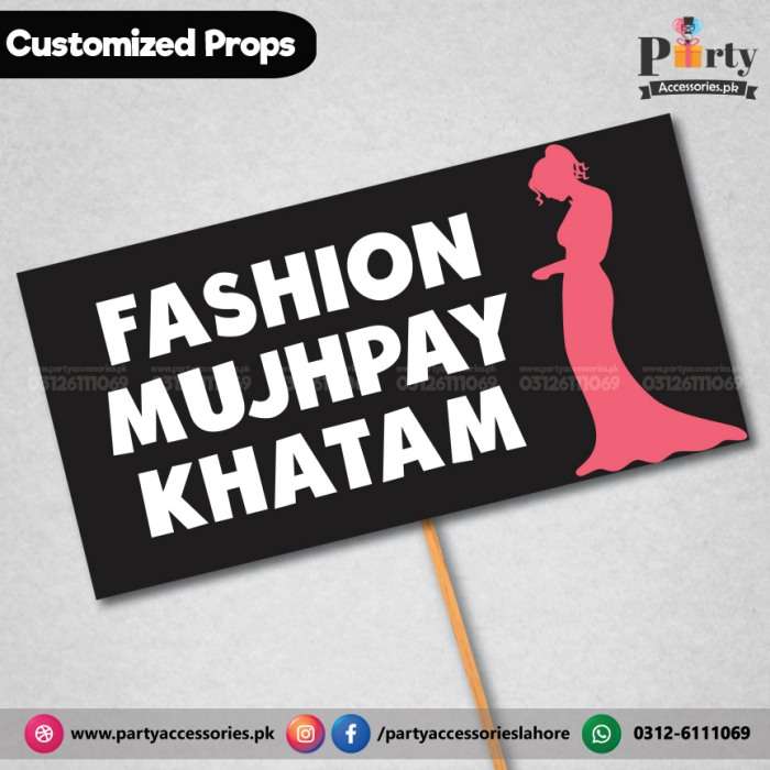 Customized Funny party photo prop Fashion
