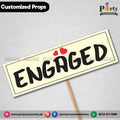 Customized Engaged party photo prop