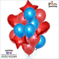star balloons latex balloons heart foil balloons