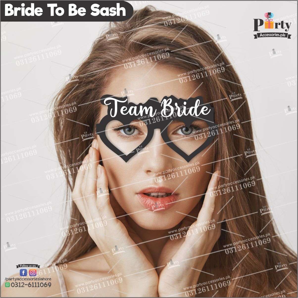 Team Bride glasses for Bridal shower event celebration