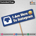 Customized funny Party photo prop for instagram