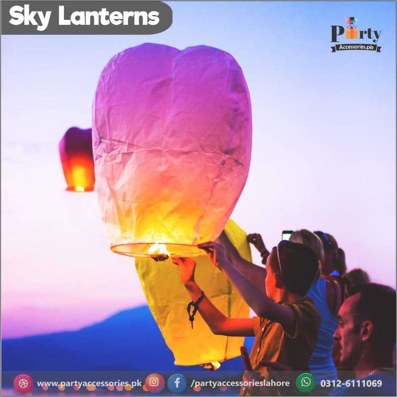 Sky Lanterns in lahore