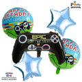 Game On themed birthday exclusive foil balloons