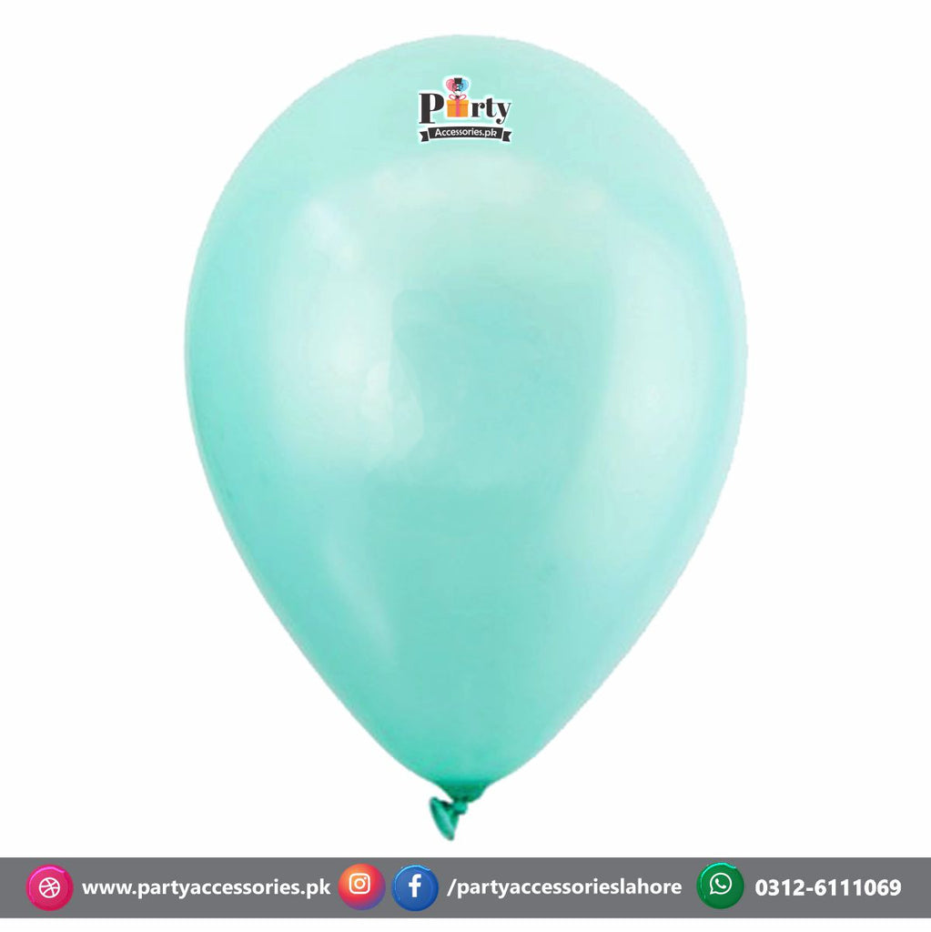light blue pastel macron balloon seagreen