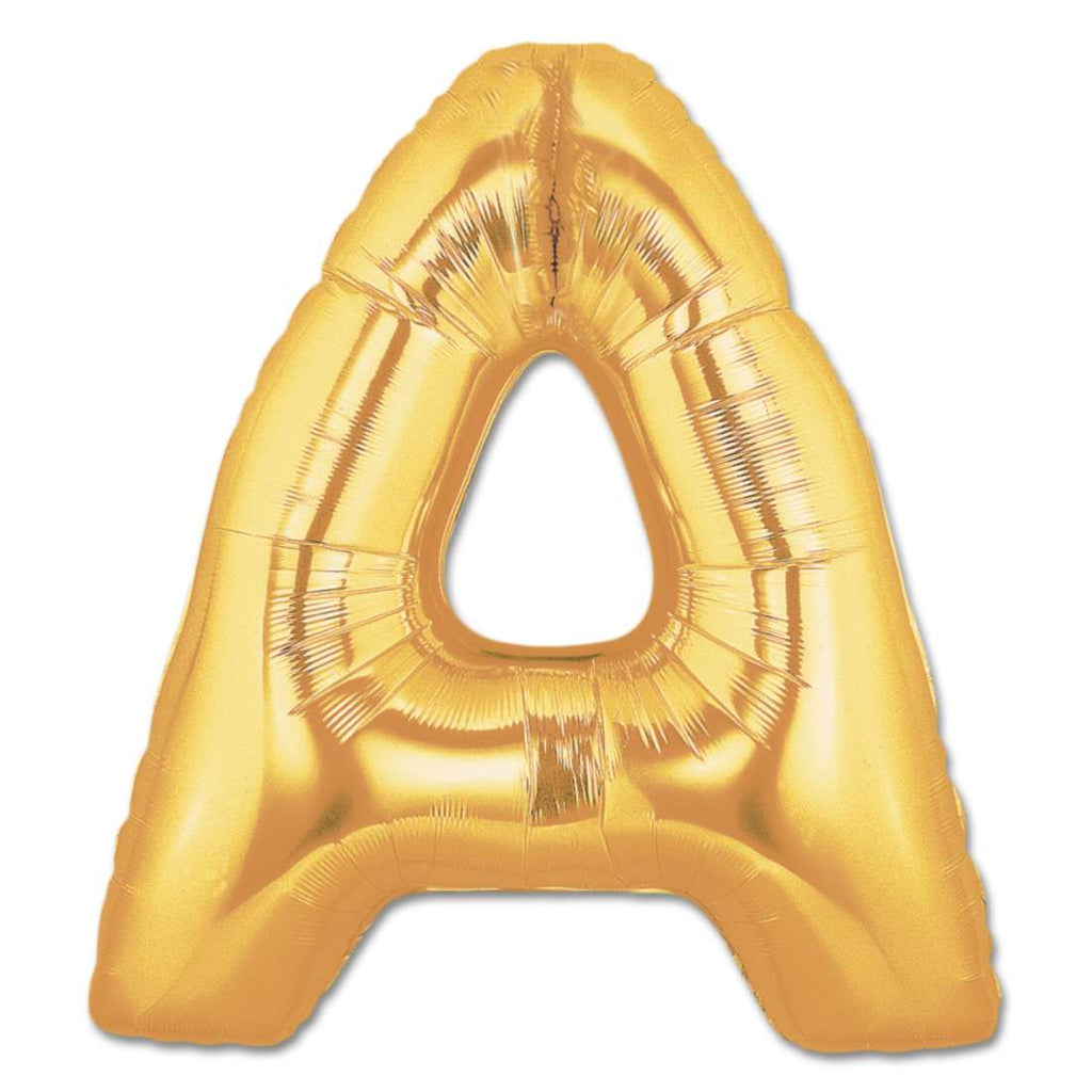 Letter Alphabet A Golden Foil Balloons
