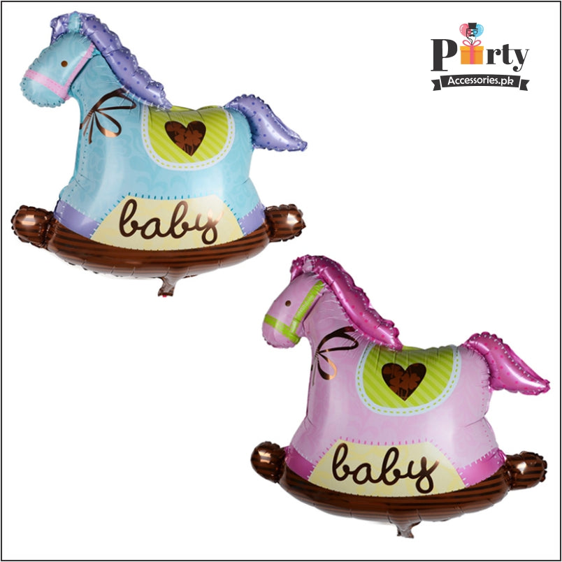 Baby Boy Horse Balloon baby girl horse balloon for baby shower