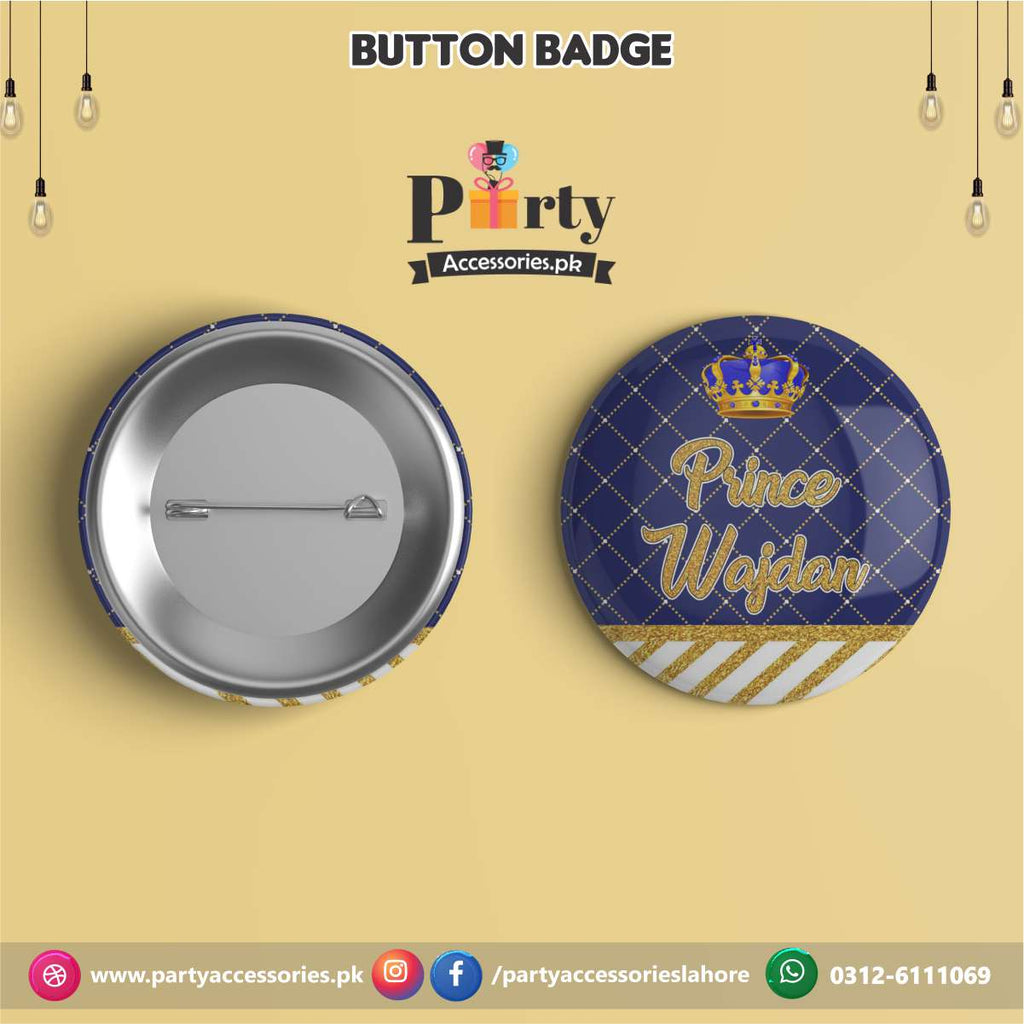 Prince theme customized Button Badge