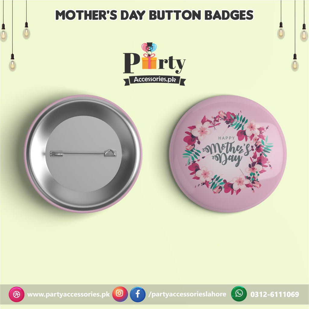 Amazing button badges for Happy Mother's Day celebration