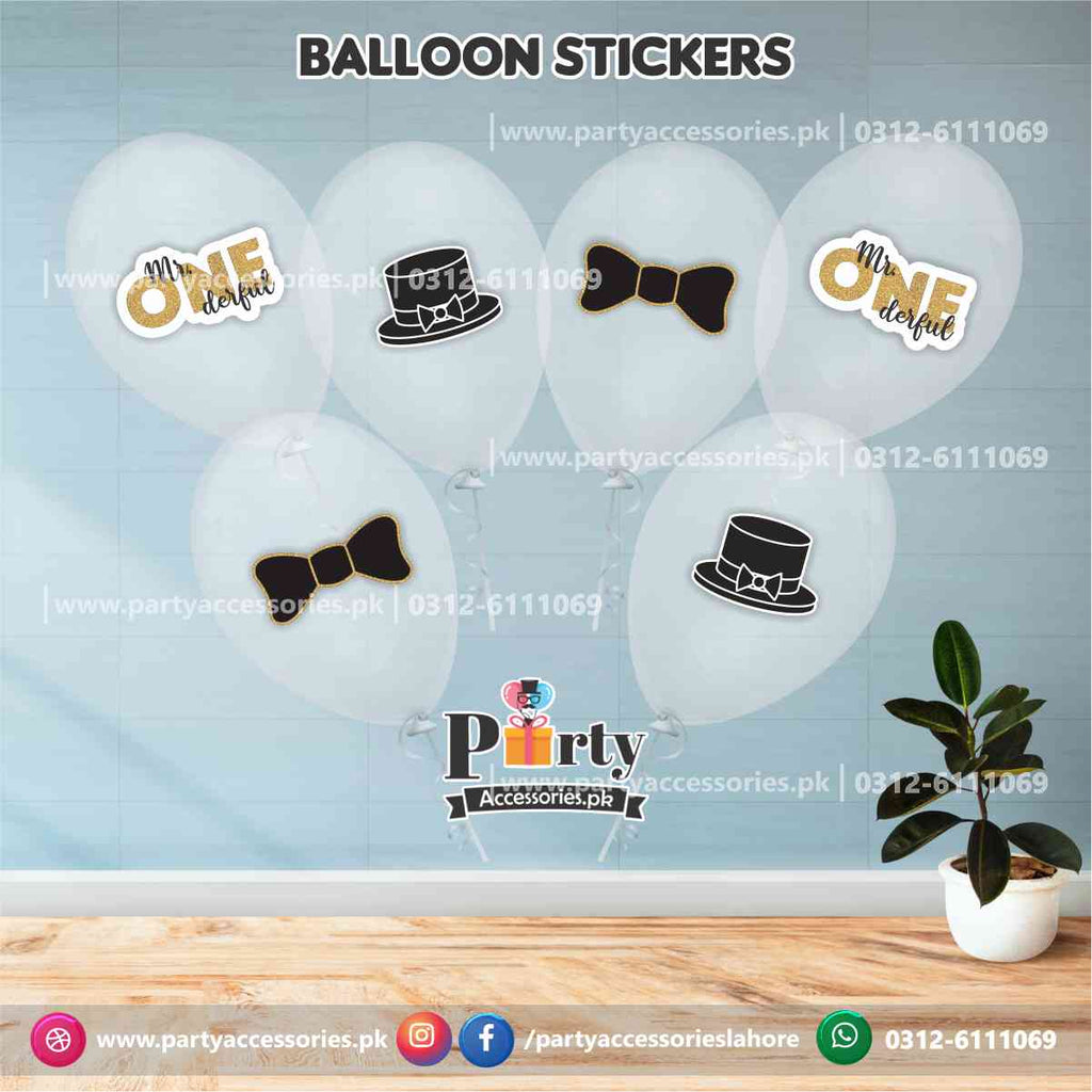 onederful theme balloons