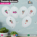 LOL doll theme transparent balloons with stickers 
