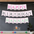 Bunting banner in One in a melon theme birthday party