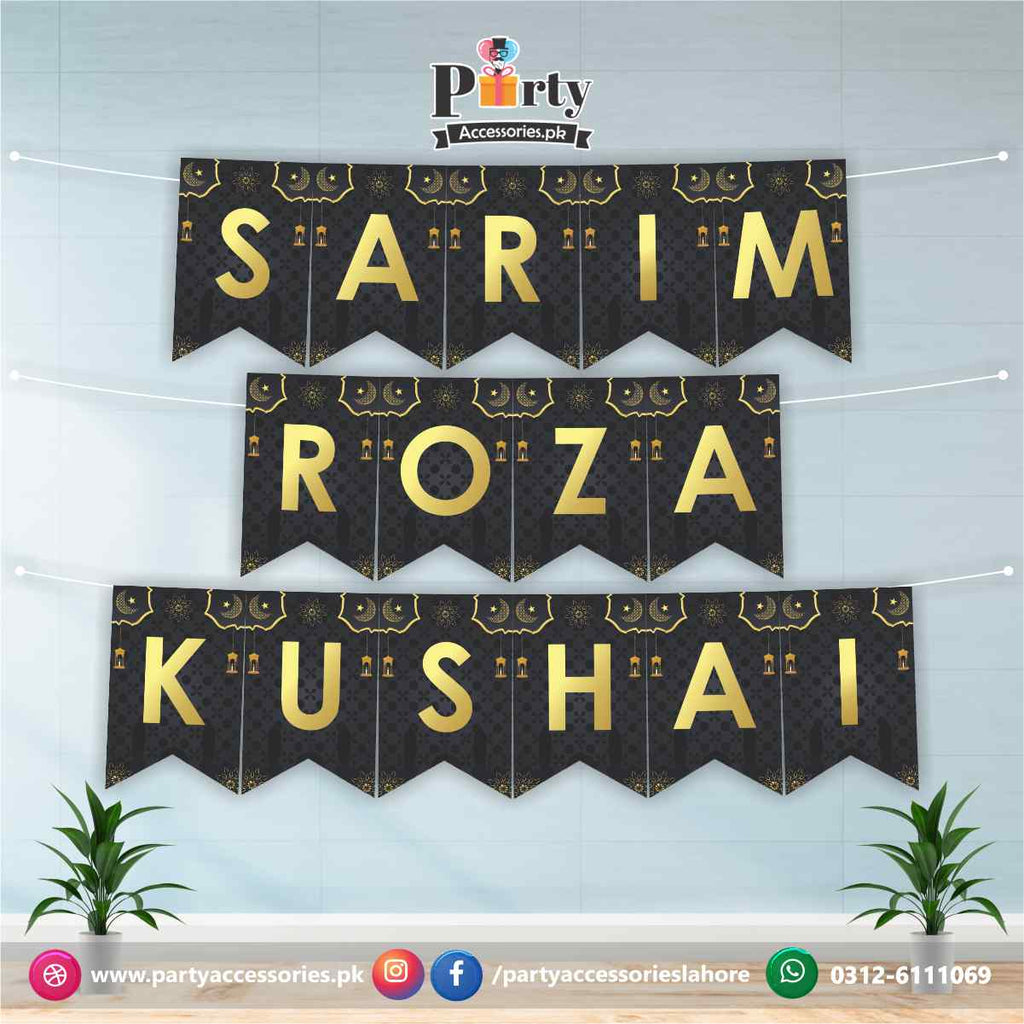 First Roza Kushai wall decoration banner