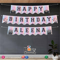 Bts theme birthday bunting banner backdrop