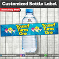 Baby shark theme bottle labes 
