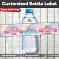 Little Pony theme Customized Bottle Label wraps