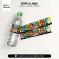 Super hero avengers theme Customized Bottle Label wraps 