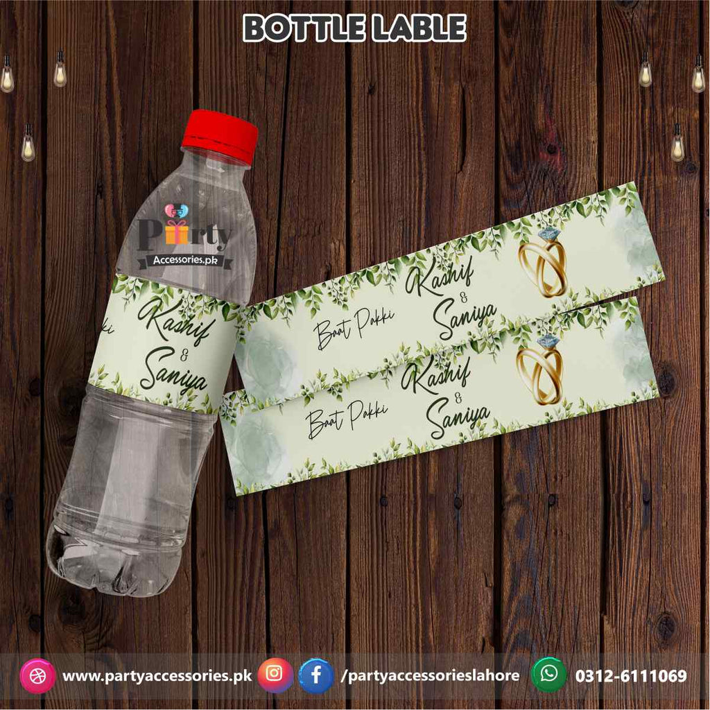 baat pakki bottle label wraps