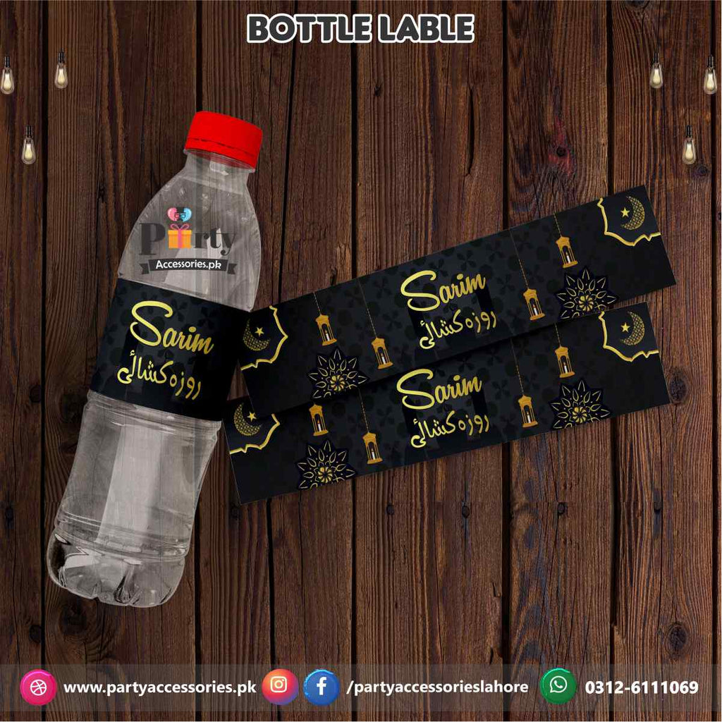 First Roza Kushai decorations bottle labels